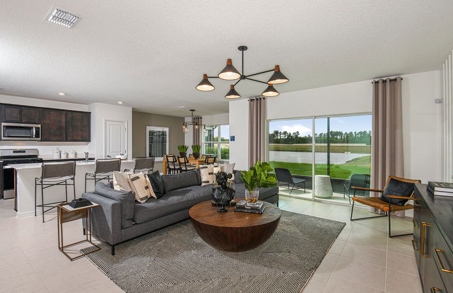 Furnished interior view inside a new home in Longmeadow at North River Ranch, Parrish (Image 14). Furnished interior view inside a new home in Longmeadow at North River Ranch, Parrish (Image 14).