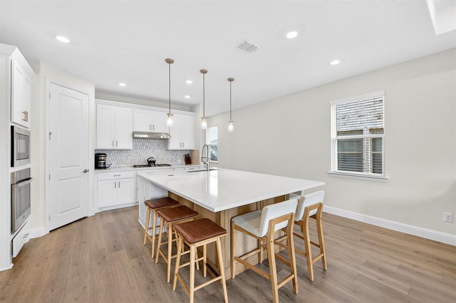Furnished interior view inside a new home in South Oak, Lakewood Village (Image 9).