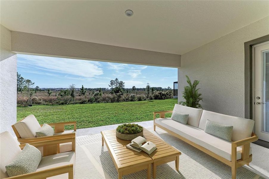 Exterior details and patio area of a home in Two Rivers, Zephyrhills (Image 3). Exterior details and patio area of a home in Two Rivers, Zephyrhills (Image 3).