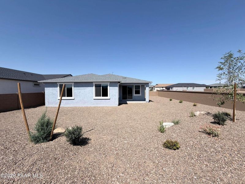 Exterior details and patio area of a home in North Ridge at Pronghorn Ranch, Prescott Valley (Image 24).