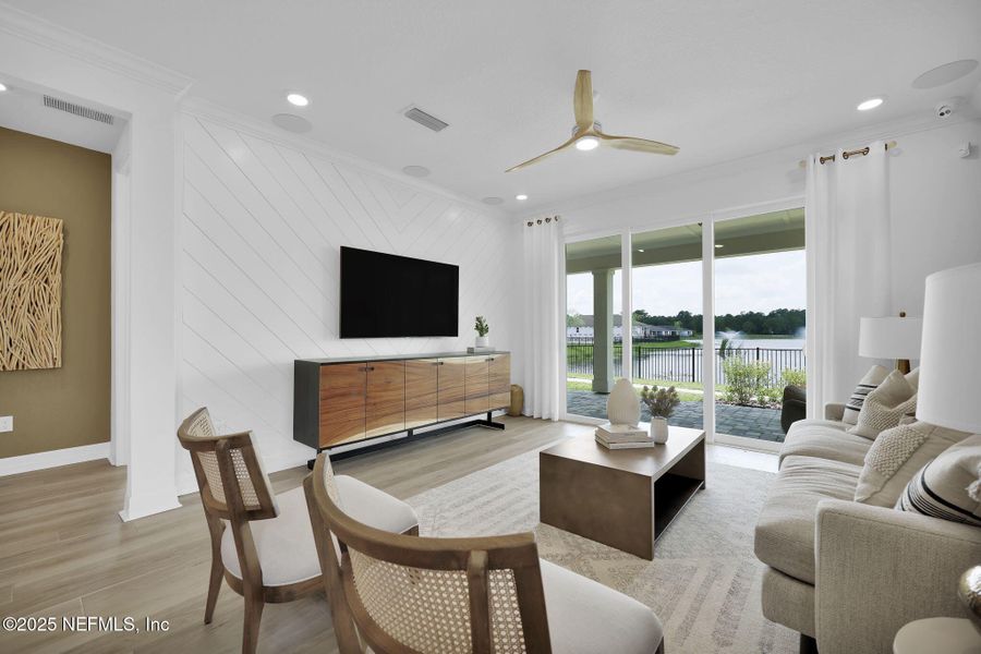 Furnished interior view inside a new home in , Yulee (Image 17).