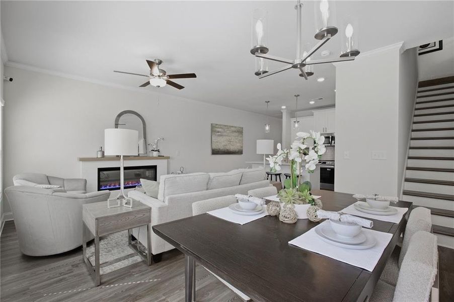 Furnished interior view inside a new home in , Austell (Image 32). Furnished interior view inside a new home in , Austell (Image 32).