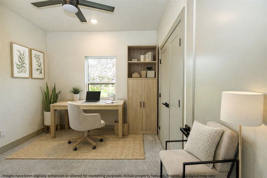 Furnished interior view inside a new home in , Cleburne (Image 12).