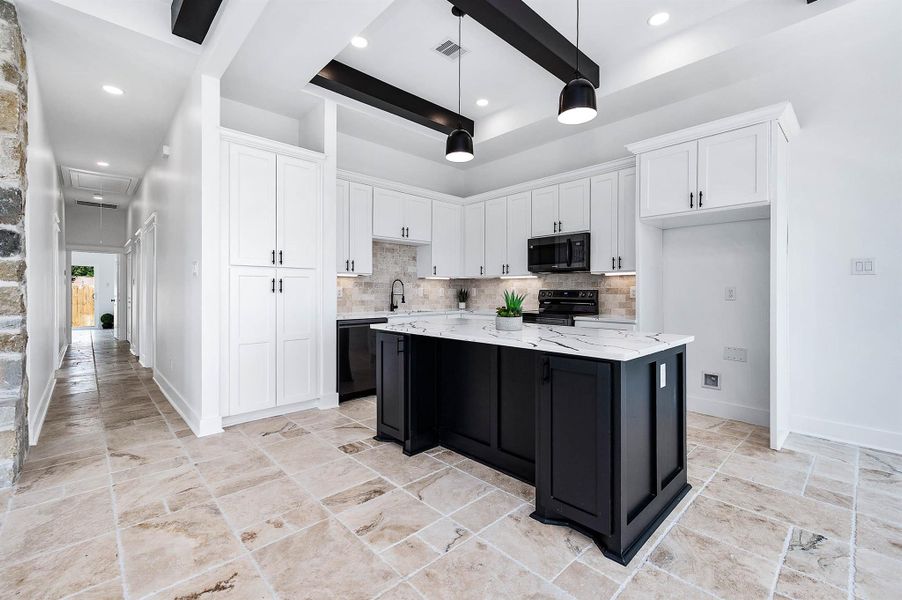 Furnished interior view inside a new home in , Needville (Image 4).