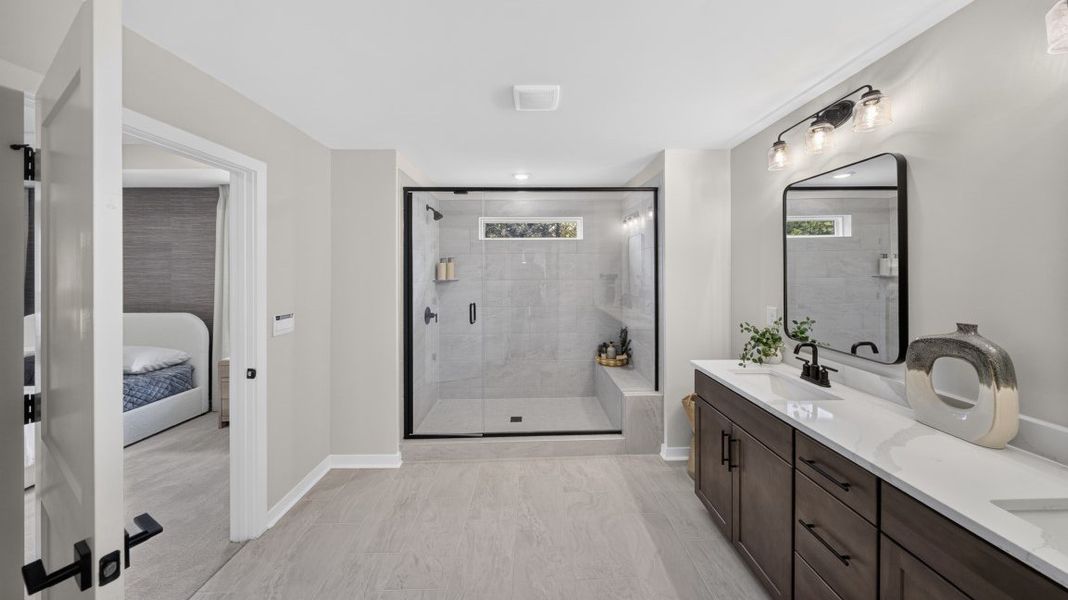 Furnished interior view inside a new home in Westport, York (Image 23).