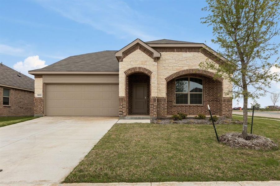 Front exterior of a new home in , McKinney, TX, highlighting curb appeal (Image 27).