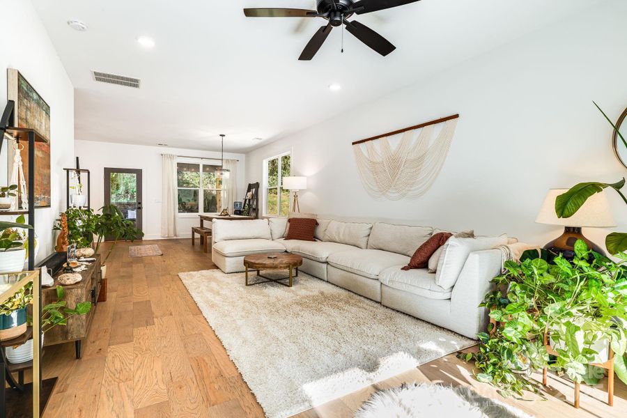 Furnished interior view inside a new home in , Asheville (Image 9). Furnished interior view inside a new home in , Asheville (Image 9).
