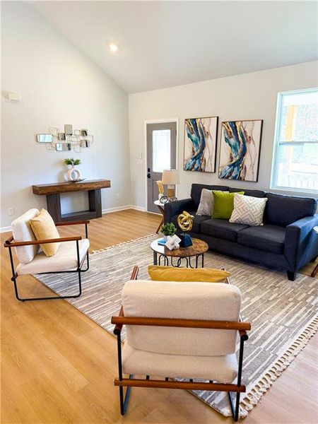 Furnished interior view inside a new home in , Douglasville (Image 8).