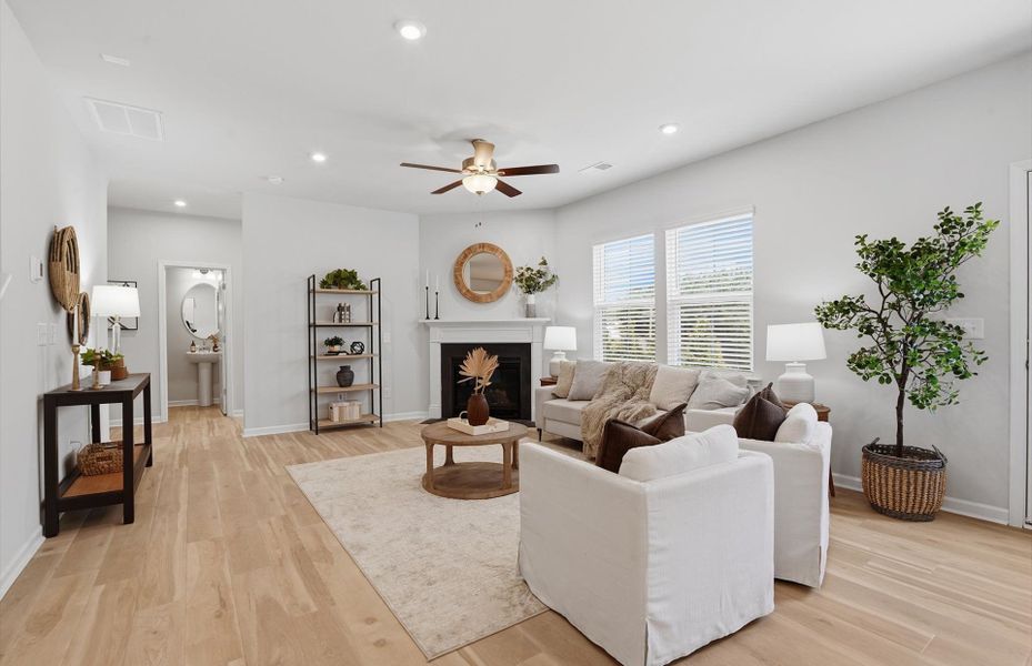 Furnished interior view inside a new home in Indigo Park, Easley (Image 20).