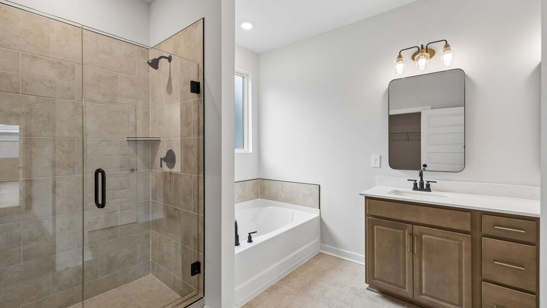 Furnished interior view inside a new home in Reserve at Hickory Ridge, Columbia (Image 14).