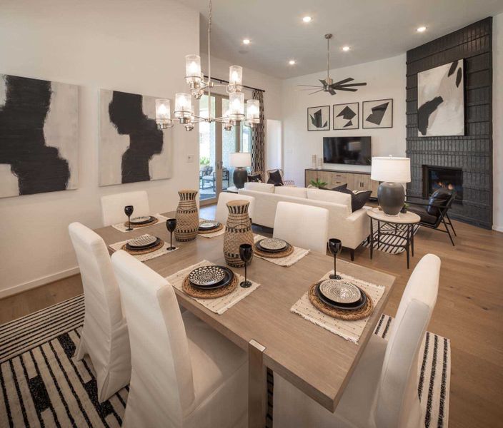 Representative Dining Room - some options shown