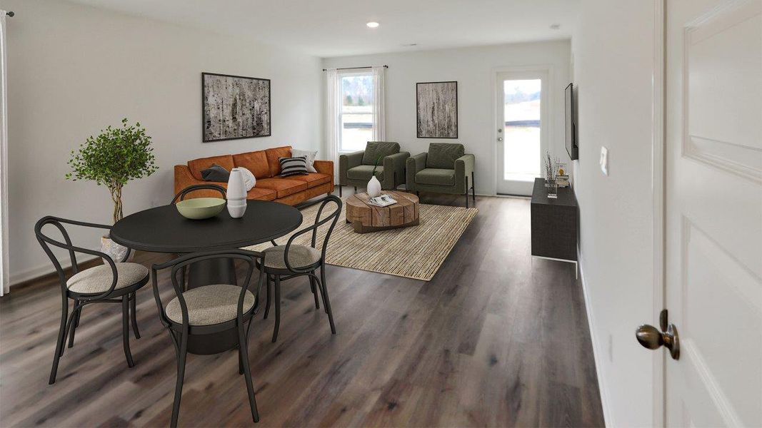 Representative furnished interior of a home built from the Plan by D.R. Horton in Liberty, Panama City (Image 13). Representative furnished interior of a home built from the Plan by D.R. Horton in Liberty, Panama City (Image 13).