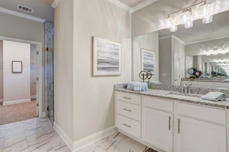 Furnished interior view inside a new home in Terraces at Paravel, Acworth (Image 13).