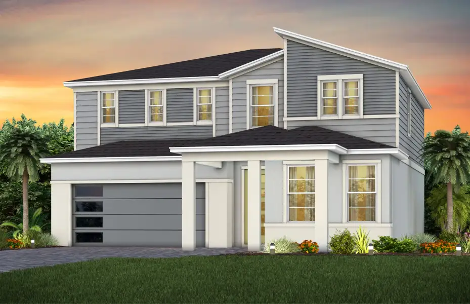 Representative exterior photo of a completed home built from the Imperial by Pulte Homes in Hilliard Isle, Kissimmee, FL (Image 15).