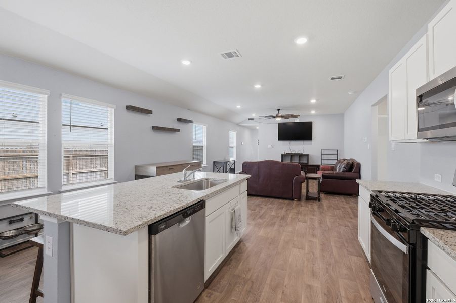 Furnished interior view inside a new home in Preserve at Medina, Von Ormy (Image 18).