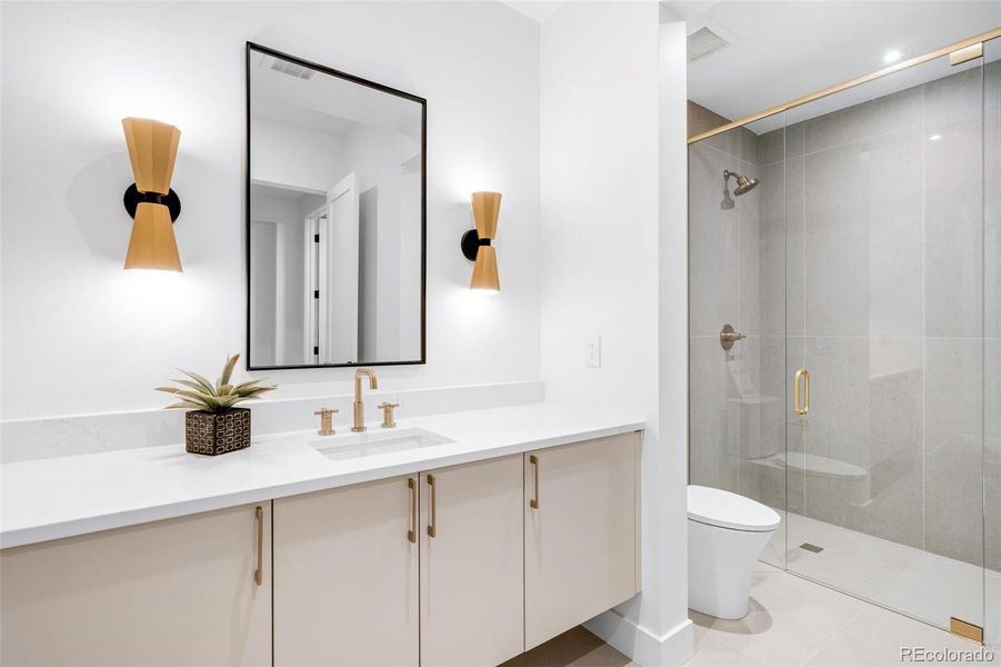 Furnished interior view inside a new home in , Denver (Image 8).