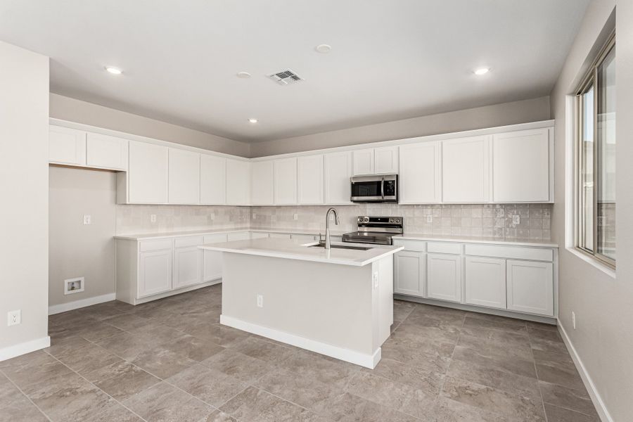 Furnished interior view inside a new home in Bentridge – Canyon Series, Buckeye (Image 3). Furnished interior view inside a new home in Bentridge – Canyon Series, Buckeye (Image 3).
