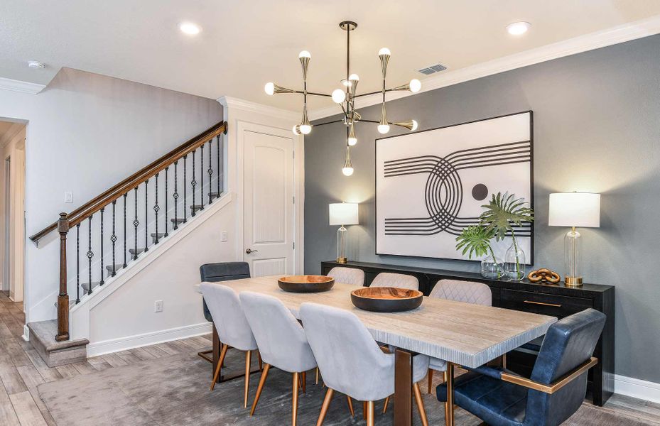 Representative furnished interior of a home built from the Merlot Grand by Pulte Homes in Avera, Orlando (Image 7).