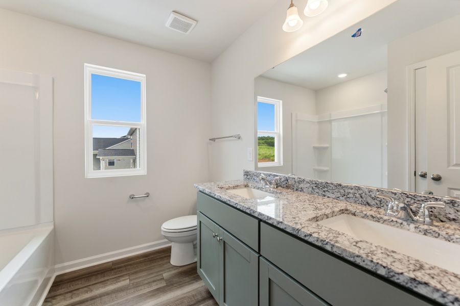 Furnished interior view inside a new home in Richmond Hill, Inman (Image 10). Furnished interior view inside a new home in Richmond Hill, Inman (Image 10).