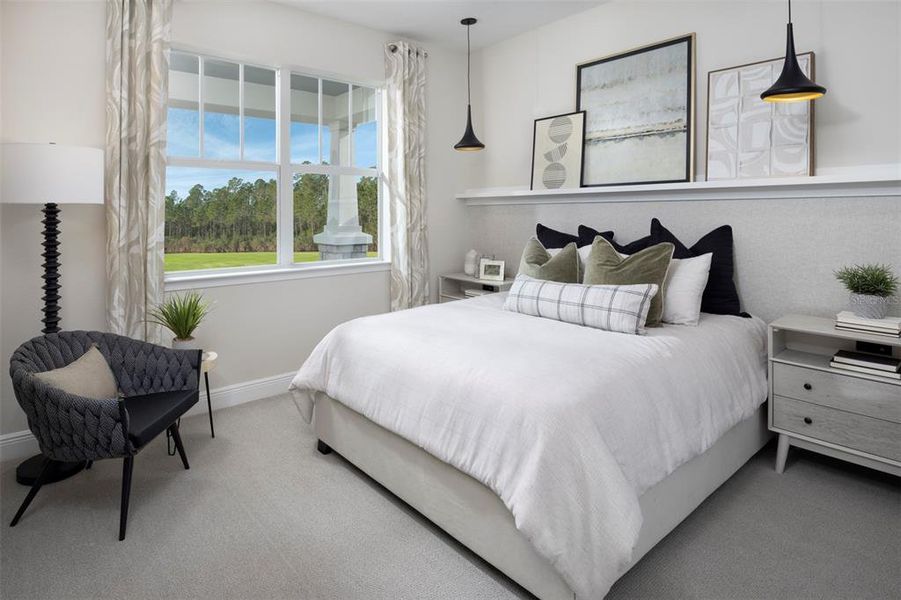 Furnished interior view inside a new home in Brightmore at Wellen Park, Venice (Image 8).