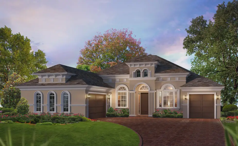 Representative exterior photo of a completed home built from the Egret VII by ICI Homes in Woodhaven, Port Orange, FL (Image 4).