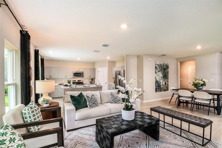 Furnished interior view inside a new home in Two Rivers, Zephyrhills (Image 7).