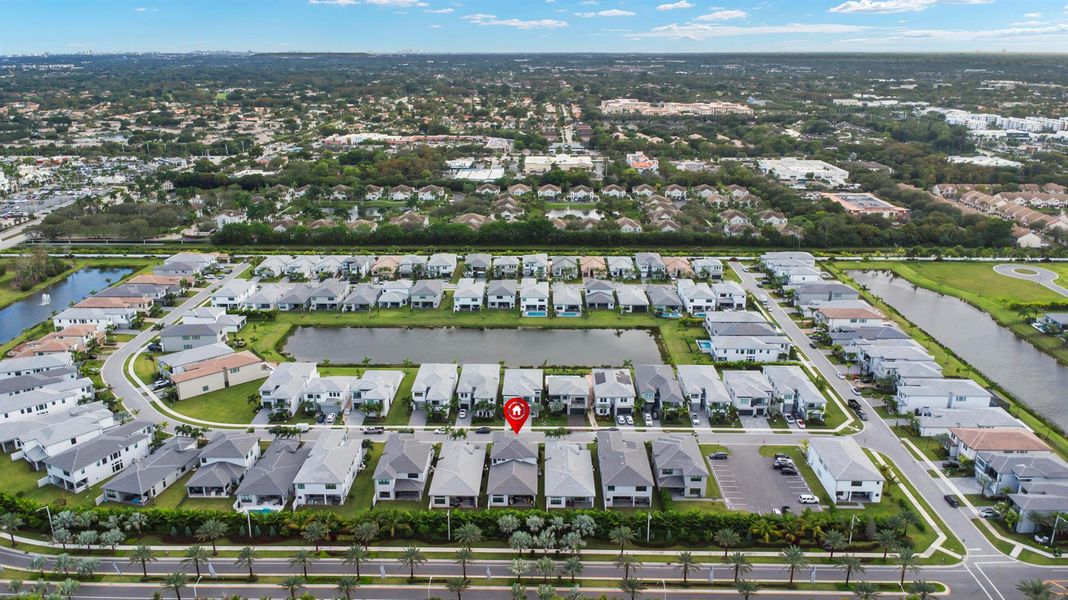 Front exterior of a new home in , Boca Raton, FL, highlighting curb appeal (Image 42). Front exterior of a new home in , Boca Raton, FL, highlighting curb appeal (Image 42).