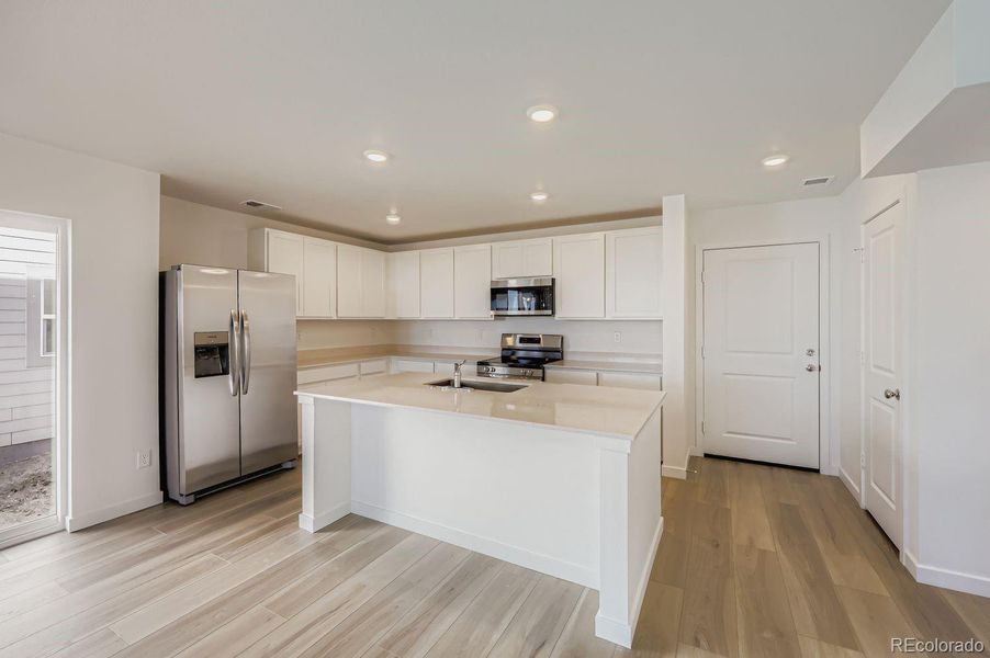 Furnished interior in a model home at Percheron: The Explorer Collection in Colorado Springs (Image 7).