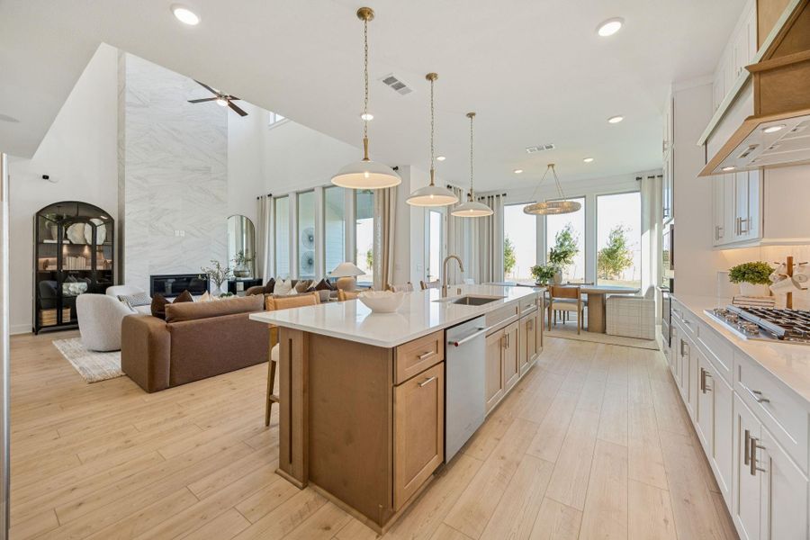 Furnished interior view inside a new home in Ryehill, Sugar Land (Image 15).