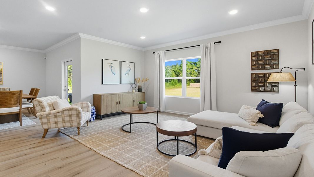 Furnished interior view inside a new home in Misting Springs, Crawfordville (Image 12).