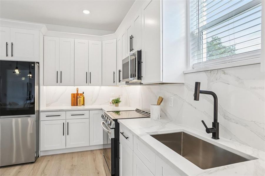 Furnished interior view inside a new home in , Tampa (Image 36).