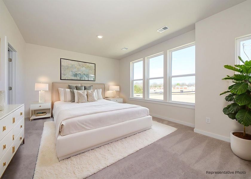 Furnished interior view inside a new home in Central Living at Craig, Charlotte (Image 7).