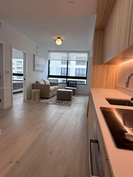 Furnished interior view inside a new home in , Miami (Image 11).