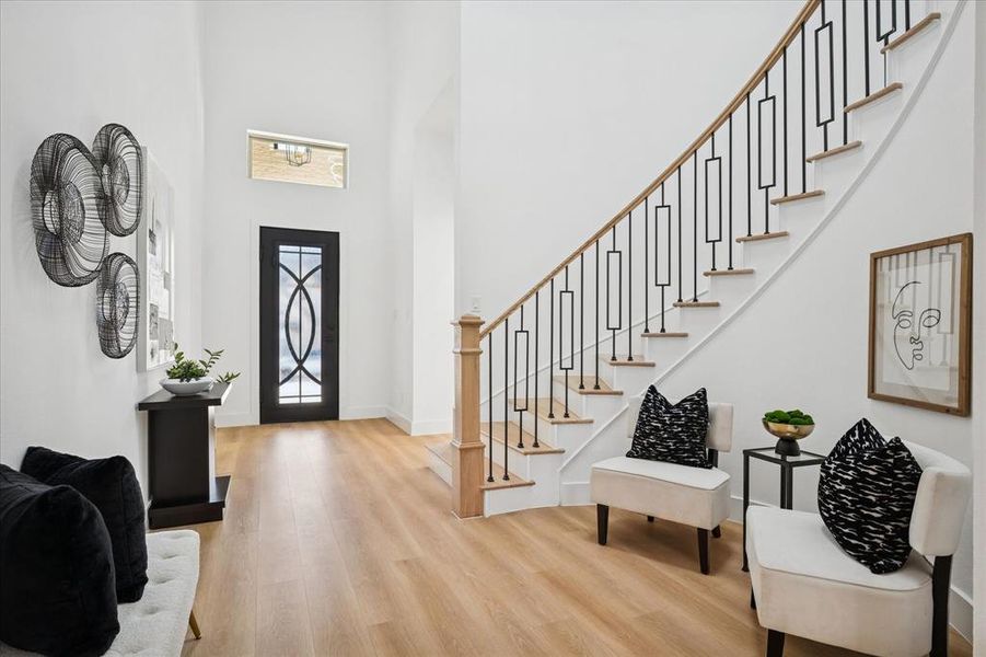 Furnished interior view inside a new home in , North Richland Hills (Image 13).