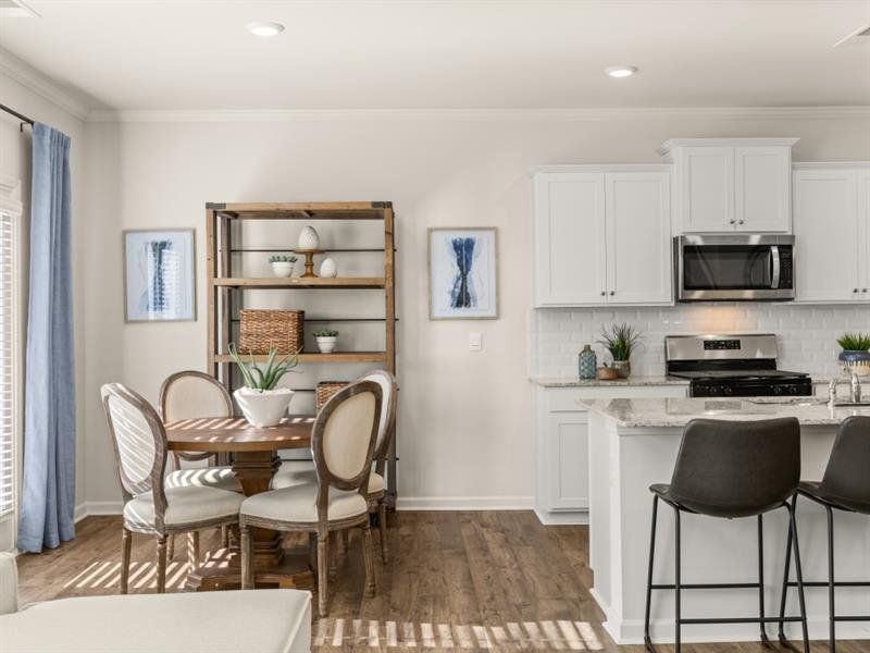 Furnished interior view inside a new home in Thompson Ridge, Dallas (Image 46).