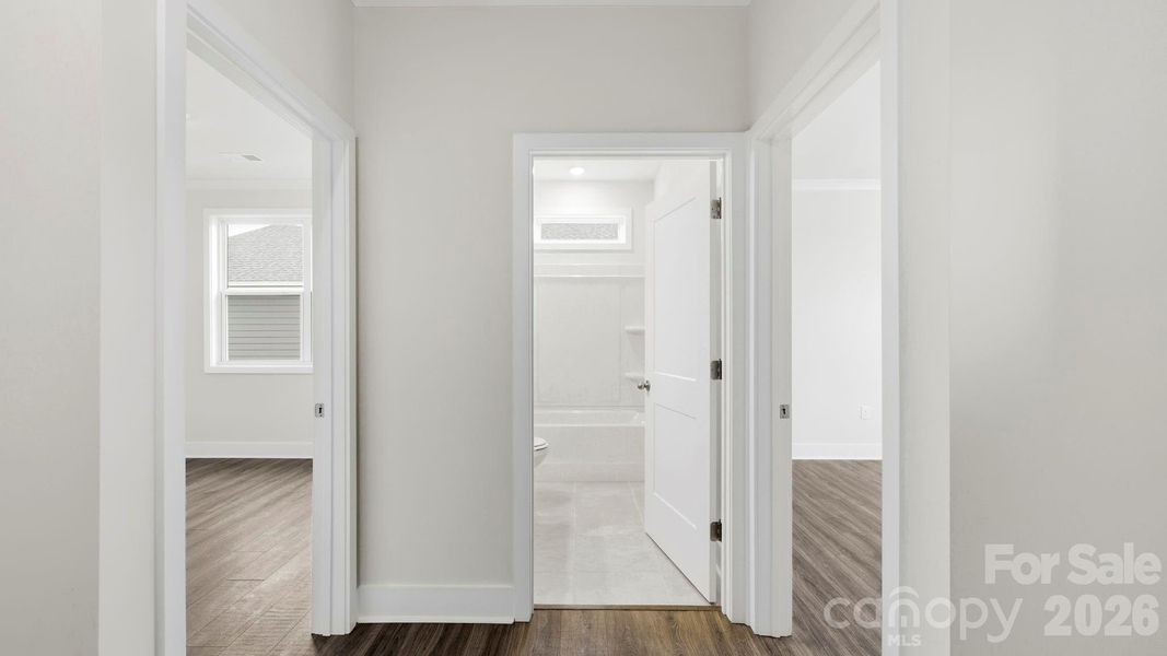 Spacious, unfurnished interior of a new home in Tap Root Farms, Fletcher (Image 26). Spacious, unfurnished interior of a new home in Tap Root Farms, Fletcher (Image 26).