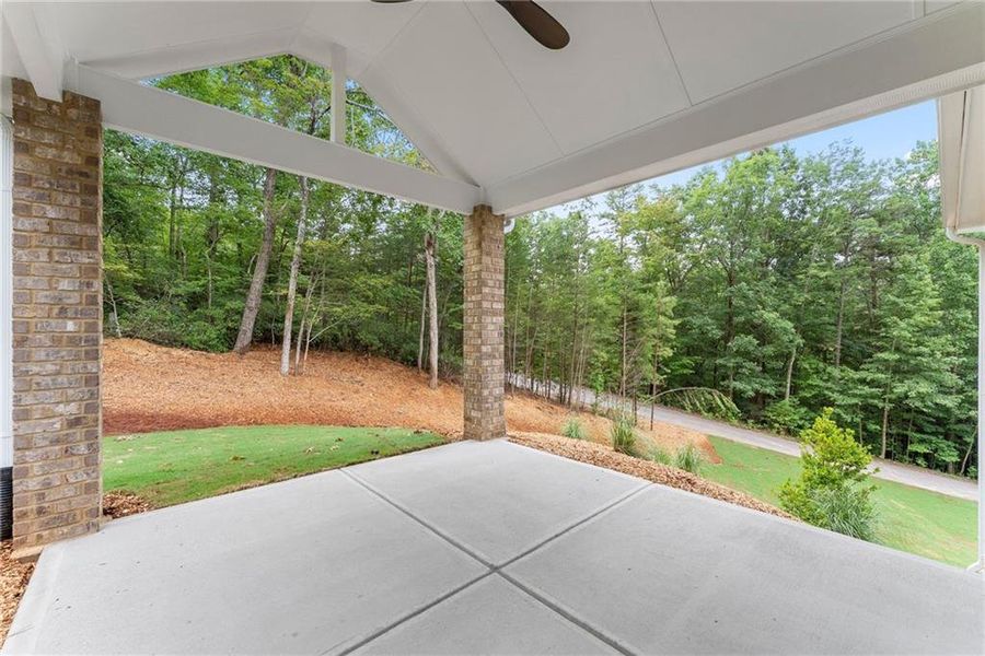 Exterior details and patio area of a home in , Baldwin (Image 37).