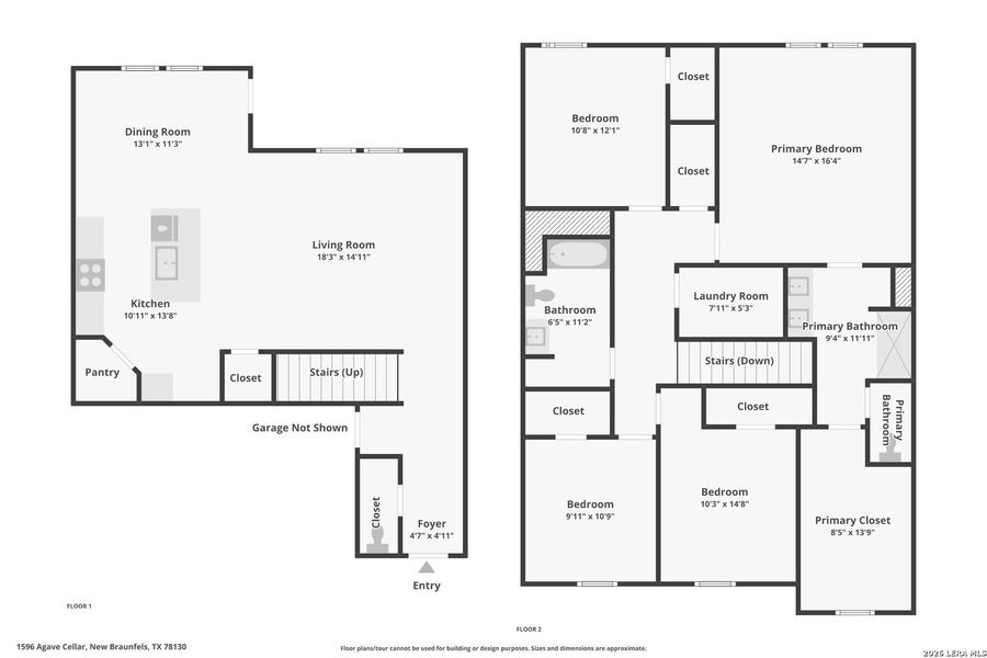 2D floor plan layout of this home in Winding Creek, New Braunfels, TX (Image 4). 2D floor plan layout of this home in Winding Creek, New Braunfels, TX (Image 4).