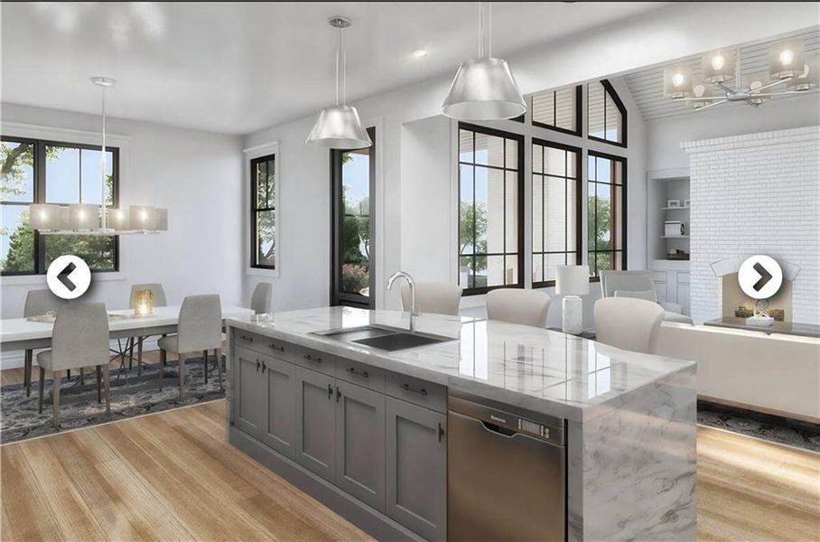 Furnished interior view inside a new home in , Conyers (Image 4).