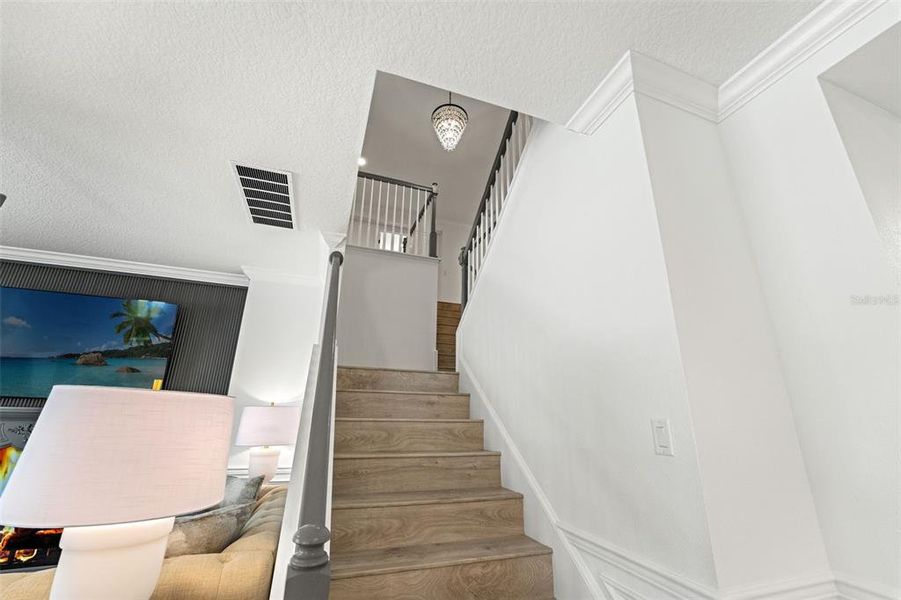Furnished interior view inside a new home in Whispering Oaks Preserve, Wesley Chapel (Image 17).