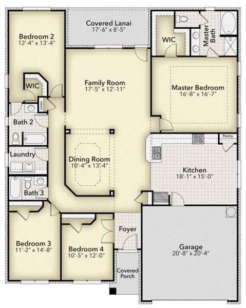 FLOORPLAN (not showing side garage)