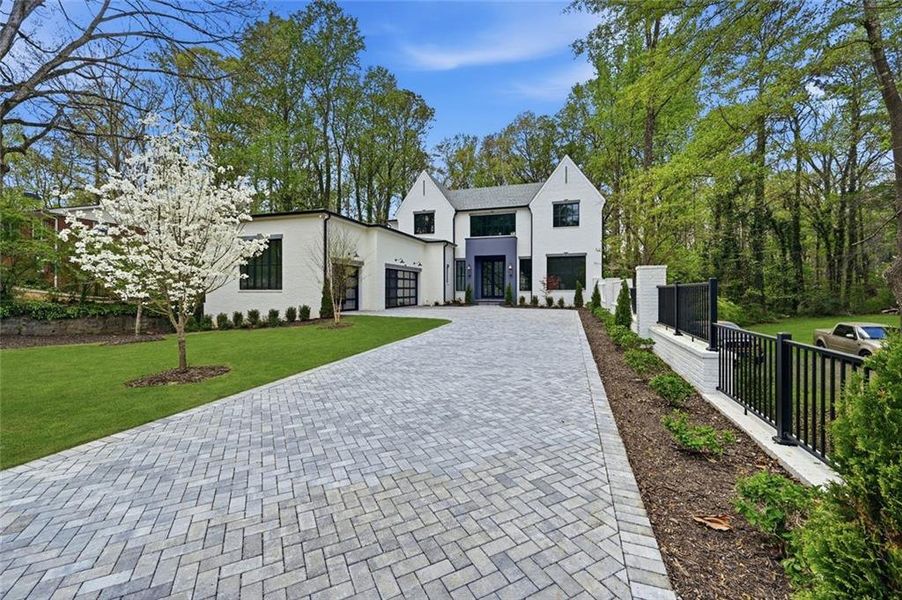 Front exterior of a new home in , Alpharetta, GA, highlighting curb appeal (Image 26).