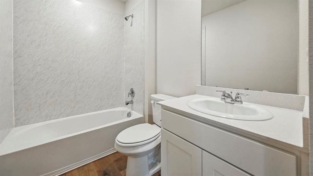 Furnished interior view inside a new home in Frontier Pointe, Princeton (Image 13).