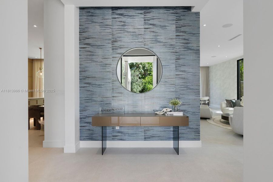 Furnished interior view inside a new home in , Miami (Image 26).