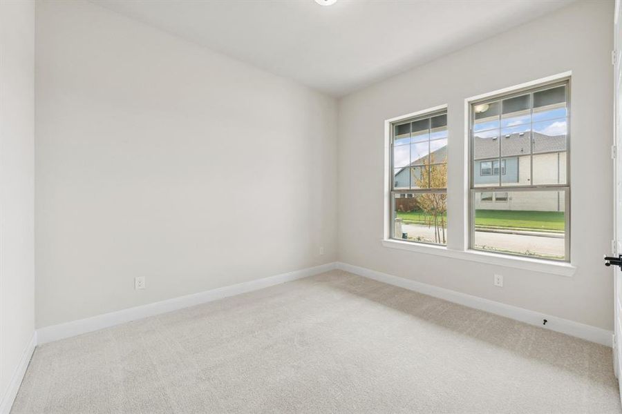 Spacious, unfurnished interior of a new home in South Pointe Cottage Series, Mansfield (Image 28). Spacious, unfurnished interior of a new home in South Pointe Cottage Series, Mansfield (Image 28).