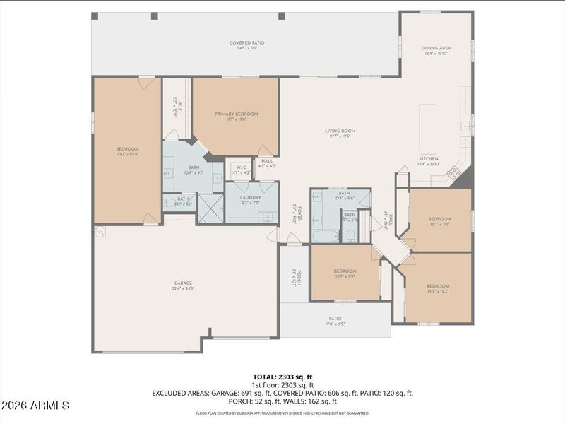 20735 W Elliot Rd Buckeye, AZ--Floor Pla