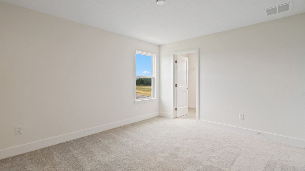 The Sweetgum Spacious and Bright Fourth bedroom upstairs in Trailside at Mount Dora by DRB Homes