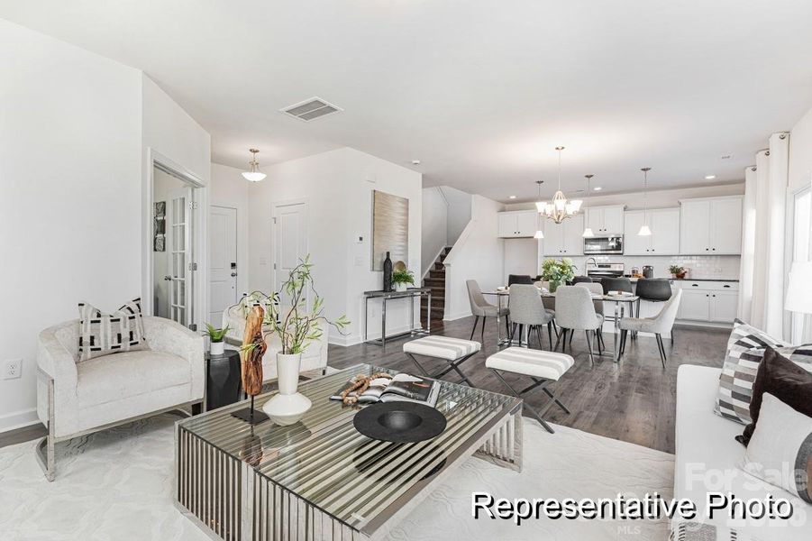 Furnished interior view inside a new home in Eagles Crest, Pageland (Image 12). Furnished interior view inside a new home in Eagles Crest, Pageland (Image 12).