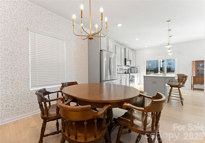 Furnished interior view inside a new home in Scotch Meadows, Monroe (Image 23).