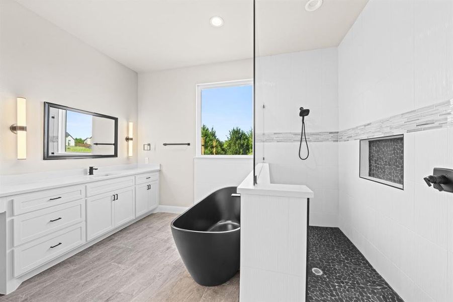 Furnished interior view inside a new home in , Waxahachie (Image 4). Furnished interior view inside a new home in , Waxahachie (Image 4).